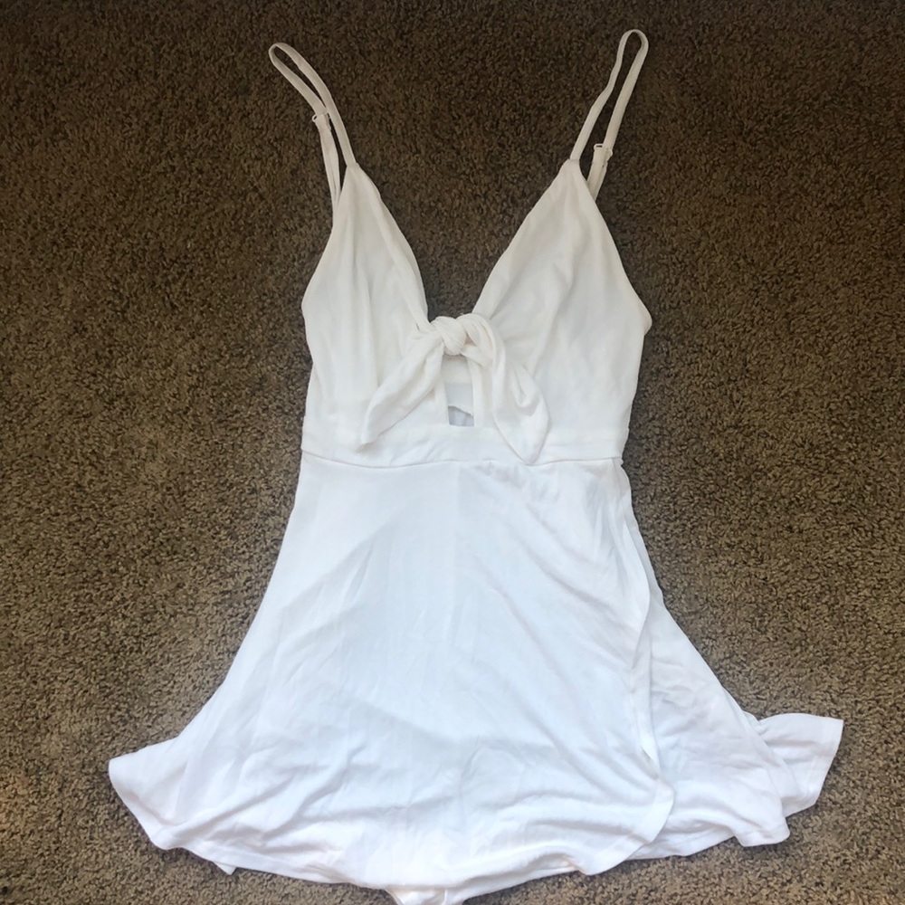 UO Alix Tie Skort Romper